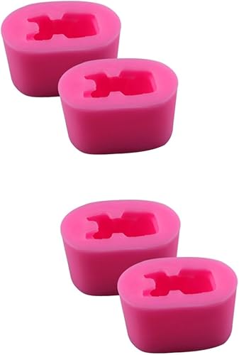 PRETYZOOM 4 moldes de silicona para gomitas, moldes de bloque de hielo, moldes de chocolate, molde de jabón de chocolate, moldes de caramelo de