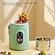Elektrischer Hot Pot mit Dampfer, 800ML Ramen-Kocher, Non Stick Tragbarer Nudel Kocher für Pasta Suppe Steak Haferflocken, Multifunktion Aler Fauler Topf mit 6 Modi & Timer &
