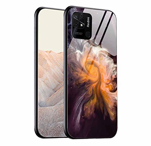 AMWEI Cover per Xiaomi Redmi 10C, Pattern di Marmo...