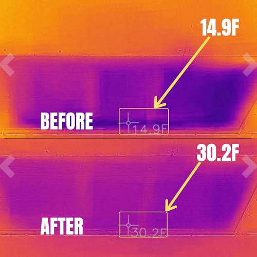 Energy Wise Premium Attic Door Insulation Cover, 25″x54″x11″, Extra Thick Double Bubble Cover for Pull Down Stairs, Air Tight Attic Stairs Insulation Cover with Easy Zipper Access