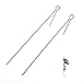 UAERSCH 200pcs Rotating Sequin Thickness Staianless Steel Wire Form DIY Spinner baits Fishing Lure Accessories Tackle Craft