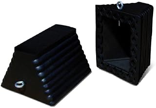 Roadblock RC915 Rubber Wheel Chock with Void Bottom, Black, 11.5" Length, 10" Width