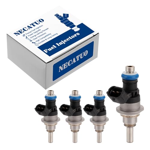 Set of 4 Fuel Injectors - Compatible with Mazda 3 2007-2013 6 2006-2007 CX-7 2007-2012 2.3L L4 Turbo - Replaces FJ778 L3K9-13-250A 800-1755N