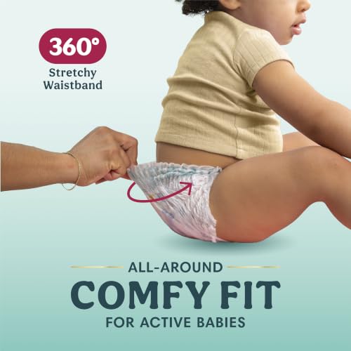 Pampers Diapers - Swaddlers 360° - Size 3, 70 Count, up to 100% Leakproof Comfy Dry Fit, Designed for Easy Changes, Pull On Baby Diaper - image 8