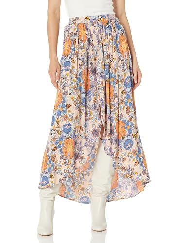 Angie Women's Hi-Low Printed Skirt