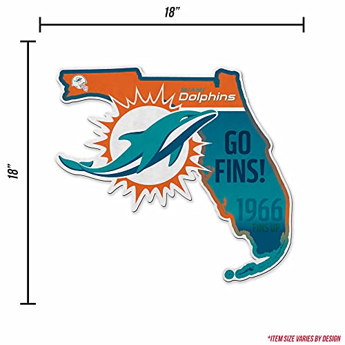 Image of Rico Industries NFL Football State Shape Shape Cut Pennant - Home and Living Room Decor - Soft Felt EZ to Hang