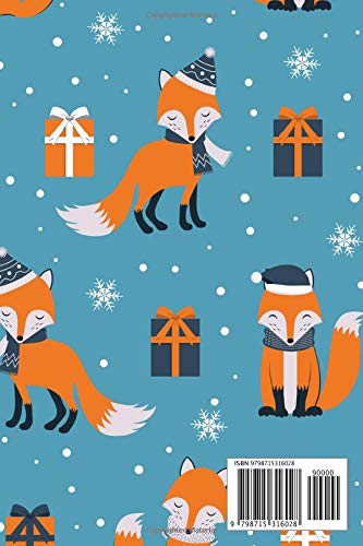 Christmas Notebook: The Christmas Woodland Fox Cute Notebook (6 x 9) - 100 Pages - Image 2