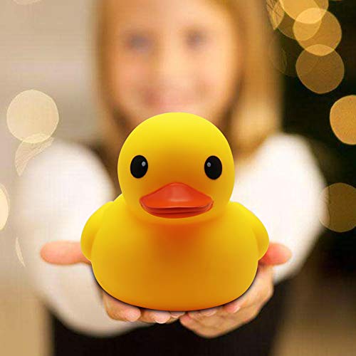 Happy Trees Duck Bath Toy Large Bath Duck Squeak Rubber Duck Baby Shower, 7 Inches #TOP6