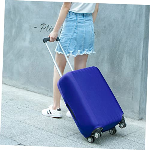 Elastic Luggage Cover for Suitcases Protective Bag Protector Scratch Dirt Resistant High Elasticity Travel Suitcase Cover Blue Fits Trolley Cases2