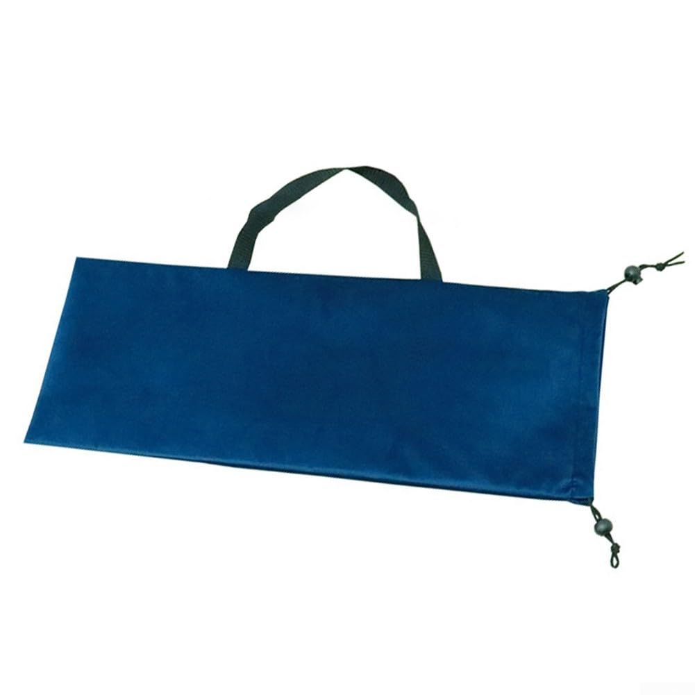 Bolsa de almacenamiento azul marino contra el desorden en armarios con asa y organización doble