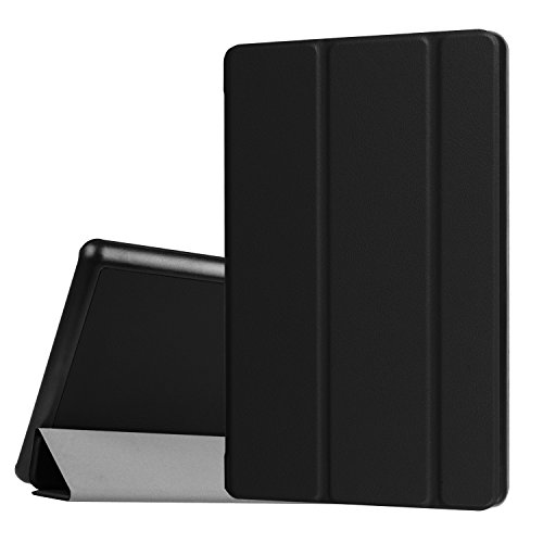 Sevrok Case Compatible Fire HD 8 Tablet/Fire HD 8 Plus (2020 Version) Tablet Smart Lightweight Folding Stand Protective Cover with Auto Wake/Sleep Feature, Black