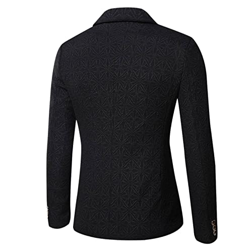 Men's Jacquard Blazers One Button Suits Tuxedo Shawl Collar Party Dinner Wedding Suit Daily Business Sport Coats2