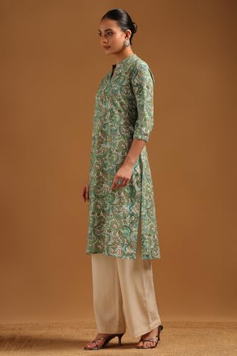 Image of Soch Womens Cotton Flex Botanical Kurta