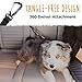 Mighty Paw Dog Seat Belt For Car Headrest - Distraction Free Driving, Heavy-Duty Aviation Grade Aluminum Carabiner, and Tactical Buckle.Adjustable Dog Seatbelt Harness for Small, Medium and Large Pets