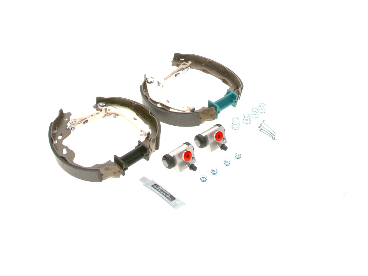 Bosch KS190 Kit Super Pro Kit de freno trasero de tambor 1 juego completo premontado | Compatible con: CITROËN C1, Peugeot 107, Toyota AYGO