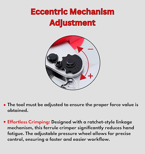 Image of G-ENERGY 1200PCS Wire Ferrule Crimping Tool Kit with HSC8 6-4A Self-Adjusting Ratchet Crimper | AWG 23-7 (0.25-10mm) Insulated Copper Bootlace Ferrule Connectors for Electrical Wiring & Control Panel