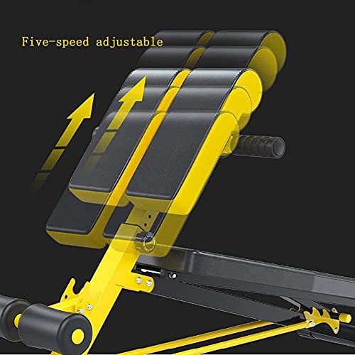 Weight Bench Adjustable Strength Exercise Bench Adjustable AB Roman Seat Multifunction Dumbbell Bench Adjustable Gear Design Meet The Needs Of Different People Waist Sit - Image 6
