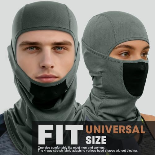 Image of WTACTFUL Breathable Balaclava Face Mask Men, Summer UPF 50+ Sun Protection