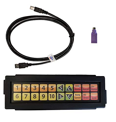 TDS 20 Button Restaurant Bumpbar - Customizable, Programmable Keypad for