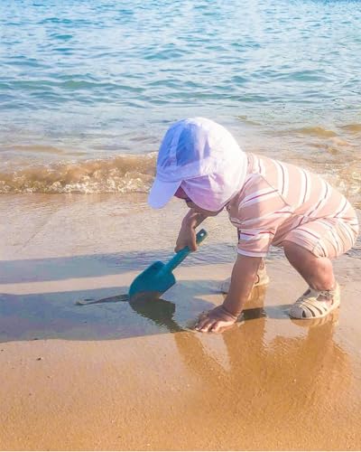 Image of Girls One Piece Swimsuit Zipper Long Sleeve Rash Guard Green Striped Sunsuit Seersucker Bathing Suit with Ruffle Butt