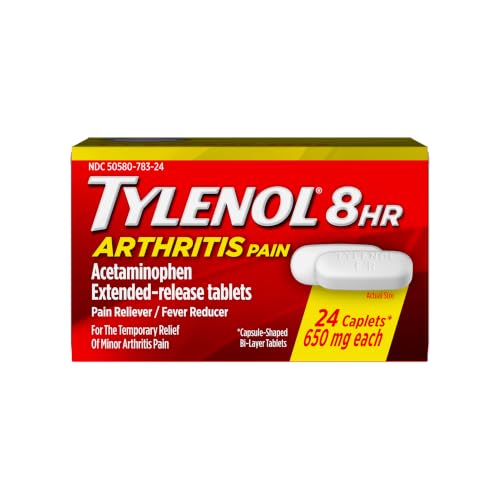 Tylenol 8-Hour Arthritis Pain Relief Tablets, 650 mg Acetaminophen, 24 ct - image 1