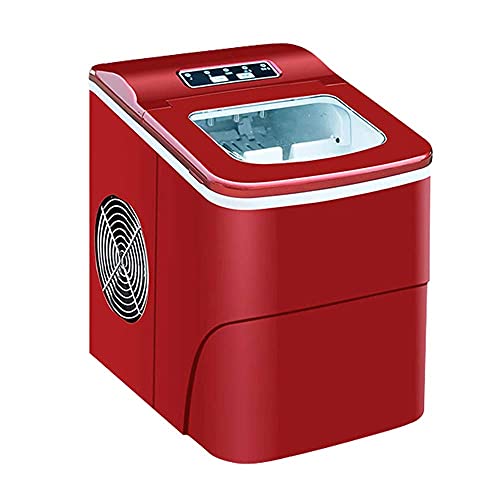 Máquina fabricadora de hielo para mostrador doméstico, tamaño mini, automática, 9 cubos listos en 6-11 minutos, portátil, con cuchara y canasta para hielo qujunji miniatura 1