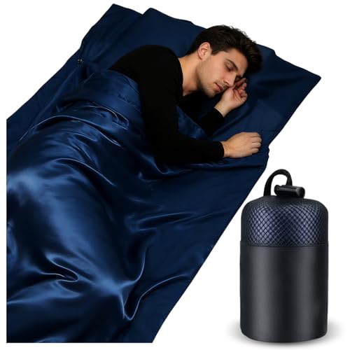 Drap de Sac De Couchage Voyage,Small Pack Size Sac Couchage,Léger et Compact Sac Couchage pour aux hôtels,Idéal pour Les auberges et Les chalets Montagne