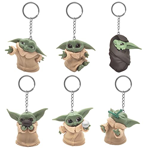 Nesloonp6 Stück Auto-Schlüsselkette für Unisex Schlüsselanhänger Schlüsselhänger Unisex Baby Keyring Schlüsselring Geschenk für Frauen Männer Jahrestag Valentinstag Personalisiert Cover