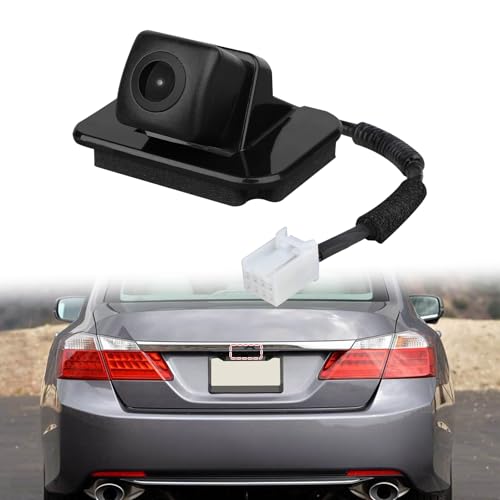 Accord Backup Camera Rear View Camera Compatible with 2014-2017 Accord Sedan EX EX-L LX Touring Hybrid 8 Pins Reversing Assist Rear View Camera Replace 39530-T2A-A21 39530T2AA21 39530-T2A-A31