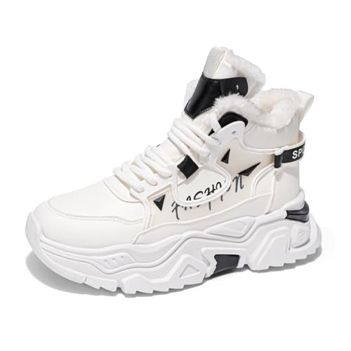 Men's Casual Athletic Shoes Tennis Work Walking Shoes Chunky High Top Fashion Sneakers for Men