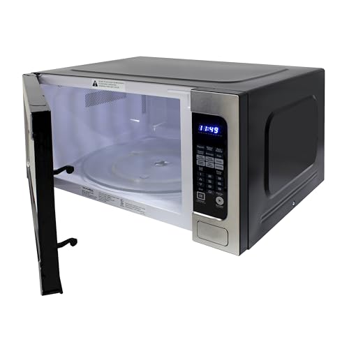 DUURA Elite DE220MWTSSS Microwave Oven Built-in 1200-Watts with 10 Power Levels Pre Settings and Express, Sensor and Speed Cooking and Silent Mode with Glass Turntable, 2.2-Cu.Ft, Metallic DUURA Elite DE220MWTSSS Microwave Oven Built-in 1200-Watts with 10 Power Levels Pre Settings and Express, Sensor and Speed Cooking and Silent Mode with Glass Turntable, 2.2-Cu.Ft, Metallic
