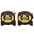 LEXIVON [2-Pack] 25Ft/7.5m Tape Measure, DuaLock & AutoLock | 1-Inch Wide Blade with Nylon Coating, Matt Finish White & Yellow Dual Sided Rule Print | Ft/Inch/Fractions/Metric (LX-204)