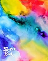 Sketch Book: Large 8.5” X 11”Personalized Artist Sketchbook, Colorful Skull, Notebooks, Sketching, Drawing and Creative Doodling, Rainbow, Tye Dye, ... for Girls Teens Kids Women School Home Notes 1699108242 Book Cover