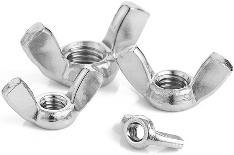 Wing nut, Hand Twist nut, Wing NutsStainless Steel Nuts Hand Tighten Nut(M8 x10pc)