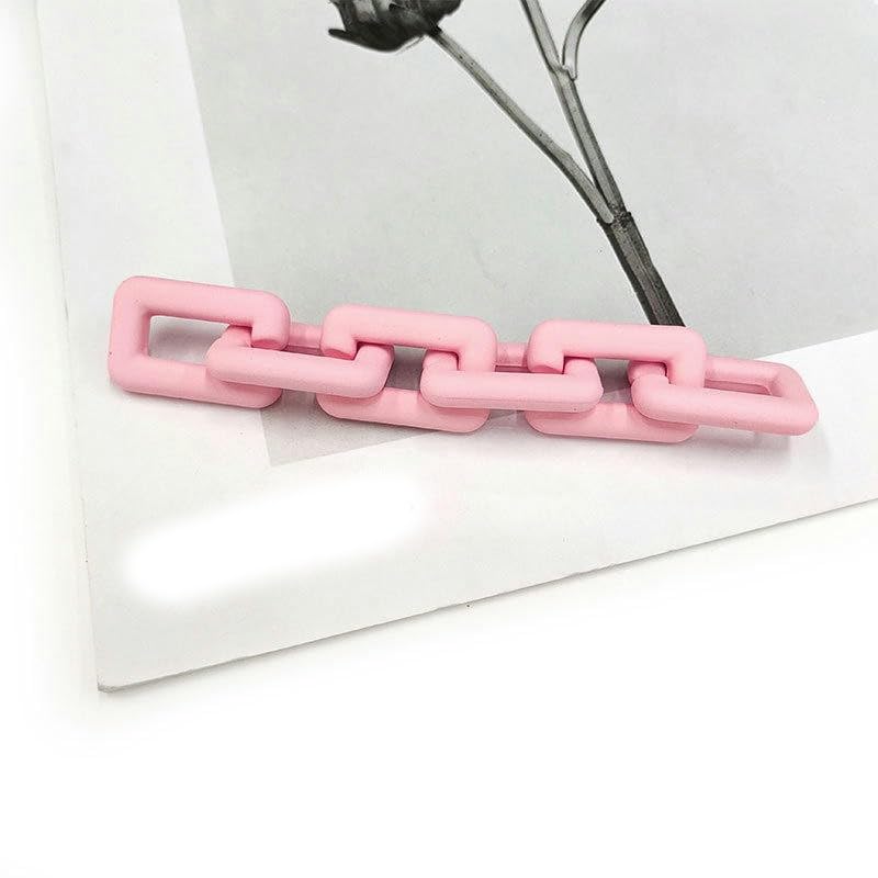 20 x 30 mm 100 szt. gumowa farba matowa kwadratowa akrylowa pierścienie łączące akrylowe złącza ogniwa plastikowe ogniwa łańcucha do produkcji biżuterii łańcuszek na telefon