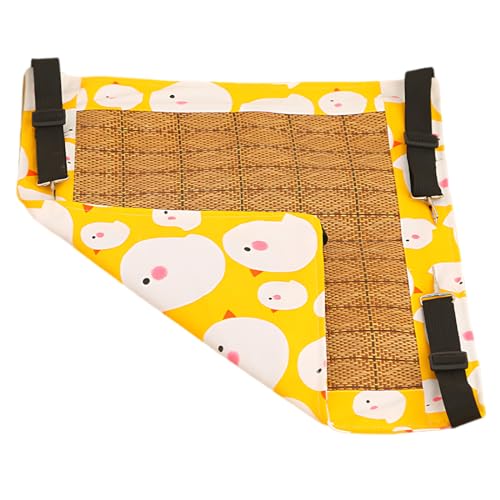 DEZP Hängematte Katze Katzenschaukel Hängesessel Katze Makramee-Katzenbett Katzenschaukel Hängend 48 * 58CM, Yellow