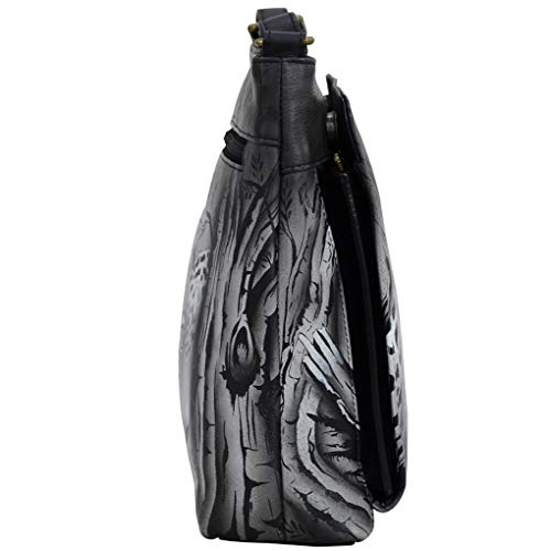 Anna by Anuschka Women's Hand-Painted Leather Organizer Crossbody3