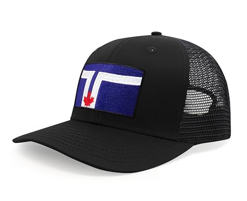Image of International Tie City Hat for Men and Women, Adjustable Snapback Trucker Baseball Cap with Embroidered Patch