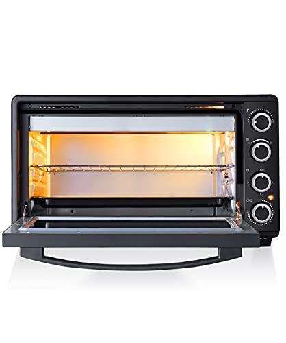 Sytech Elektrische oven, 60 liter, convectie, licht, 2000 W, zwart - Image 4