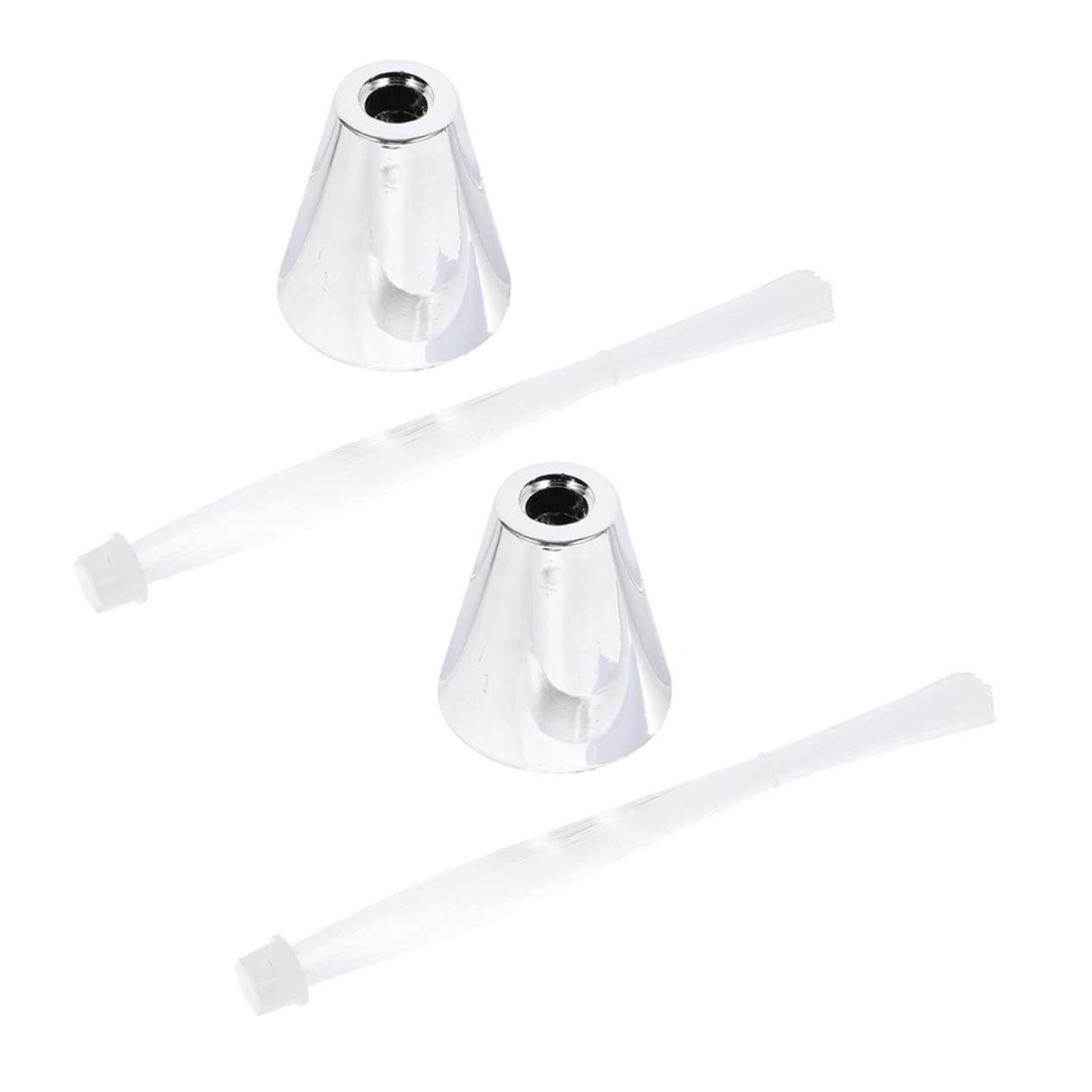 HOLIDYOYO 2Pcs Fiber Optic Light Color Changing Tabletop Centerpiece Light for Home Battery Powered LED Atmosphere Lamp for and Relaxing Ambiance