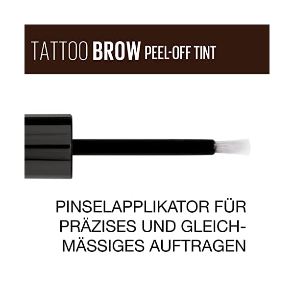 Maybelline New York Tattoo Brow Gel-Tönung für Augenbrauen, zum Abziehen, semi-permanente Farbe, wasserfest, hält bis zu… – Bild 13