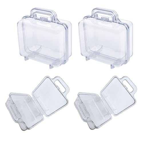 10 Maleta Acrilica Brinquedo Infantil Kit Maletinha de Cristal Lembrancinha Festa de Aniversário Prenda