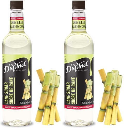Image of DaVinci Gourmet Cane Sugar Syrup, 750 ml Bottle (Pack of 2)