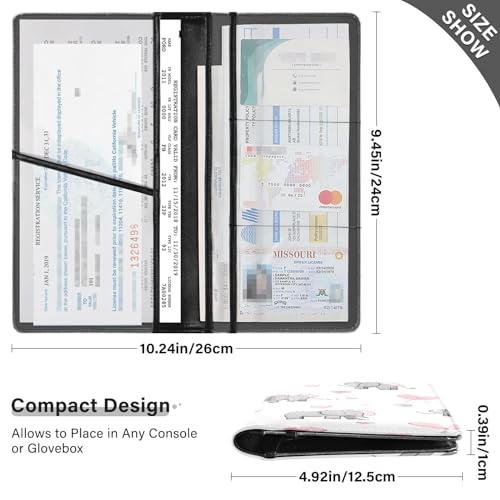Organizador de Documentos para Auto Piel PU miniatura 3