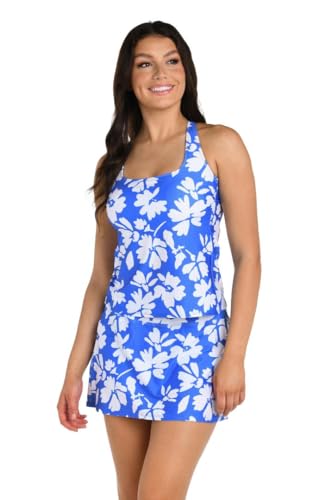 24th & Ocean Women's Over The Shoulder Tankini Swimsuit Top