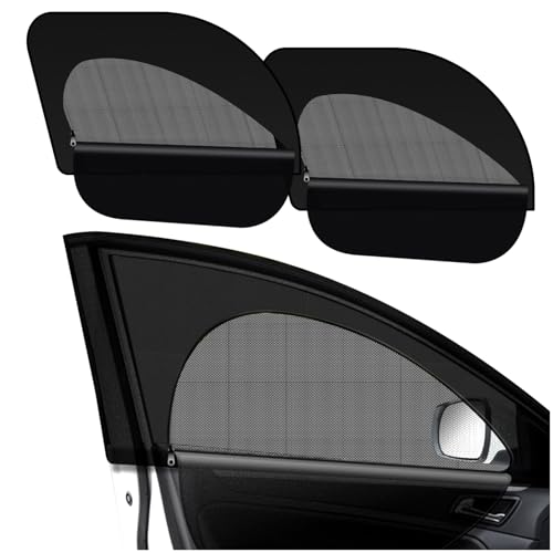 Amazon.co.jp: 車網戸 虫除けネット Oziral車中泊用網戸ネット 二重