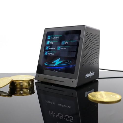 Miner de Bitcoin MO01 para escritorio con altavoz Bluetooth y pantalla 7