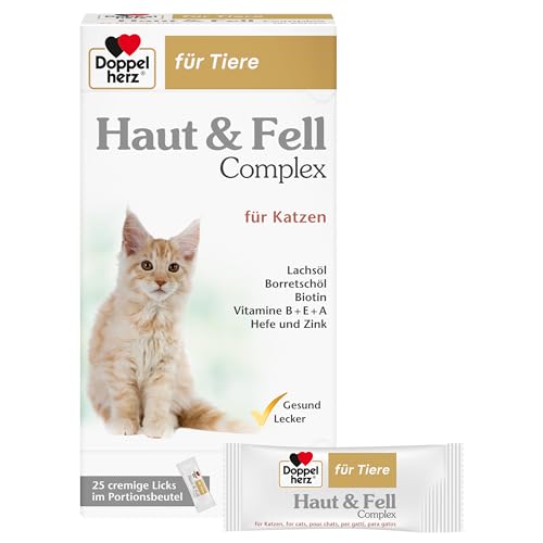 DOPPELHERZ für Tiere Haut&Fell Compl.Port.B.f.Kat. 25 St