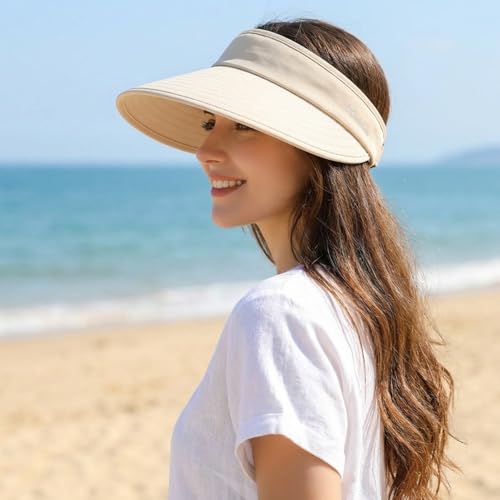 Visera para mujer, protección UV, ajustable y ligera miniatura 2
