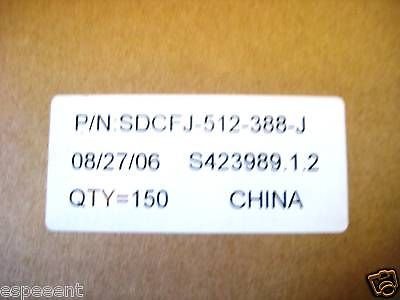 SanDisk 512 MB CompactFlash CF-Card – Bild 5